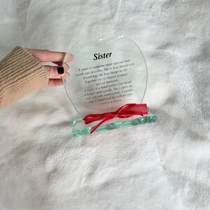 Sentimental Sister Engraved Plaque